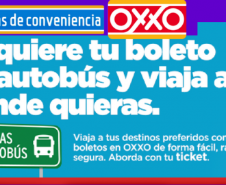 comprar boletos de autobus tiendas oxxo