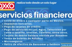 servicios financieros que ofrecen en oxxo